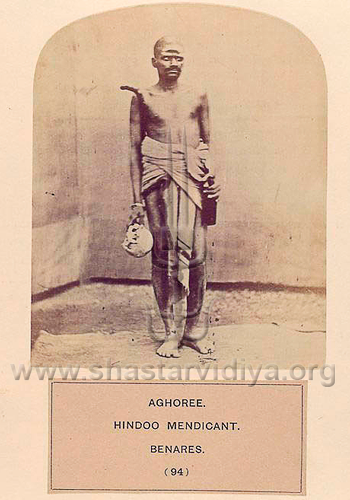 Aghroree Sadhu - descendants of the Kapalikas