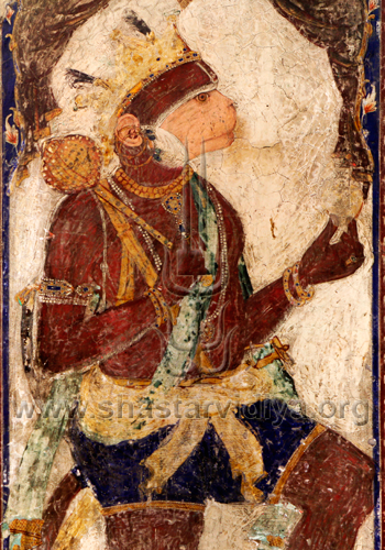 Hanuman, fresco, Amritsar, Punjab